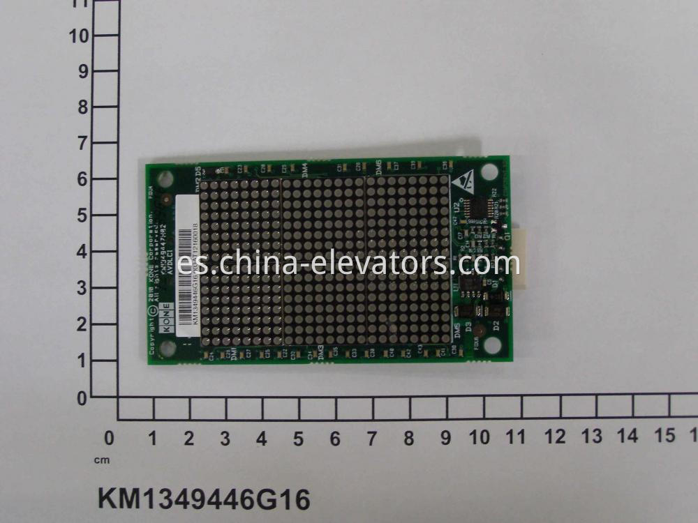 Tablero de visualización KONE Lift AVDLCI KM1349446G16 KONE Lift AVDLCI Display Board KM1349446G16